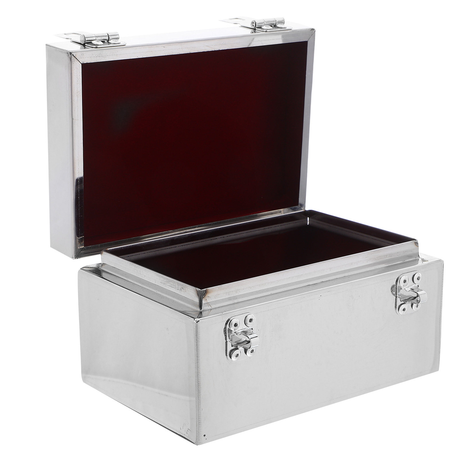 Lockbox Key Secure - Stainless Steel Lockable Cash Box Heavy
