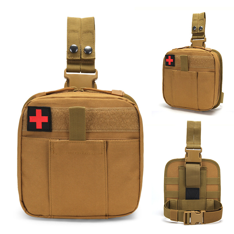 MOLLE Drop Leg Pouch Medical K - مراجعة First Aid Bag Kit وسعره