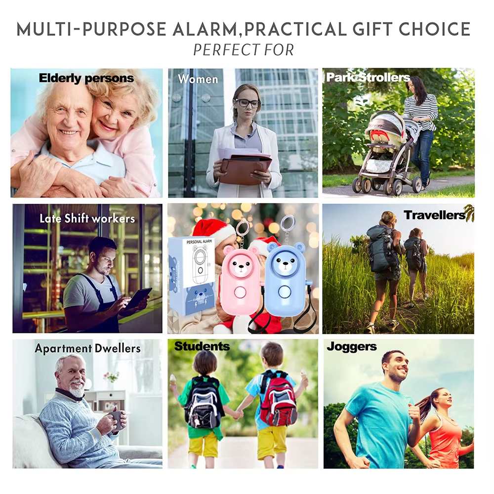 130dB Loud Self Defense Alarm  - مراجعة Personal Alarm Keychain وسعره