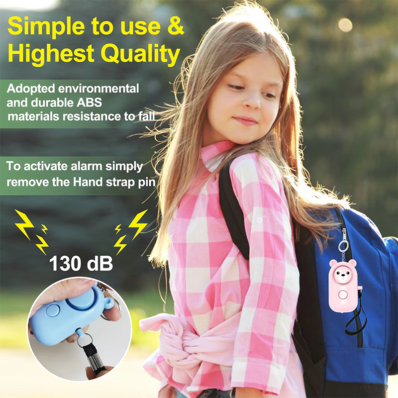 130dB Loud Self Defense Alarm  - مراجعة Personal Alarm Keychain وسعره