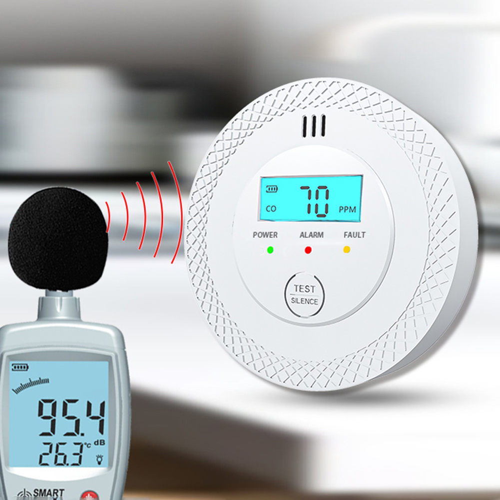 1-5PCS Carbon Monoxide Alarm D - مراجعة Smoke Detector Interconnected وسعره
