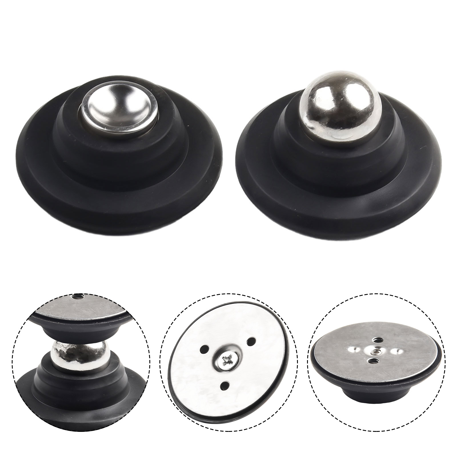 1pc Silicone Door Stop Door Ma - مراجعة Door Stop Alarm وسعره