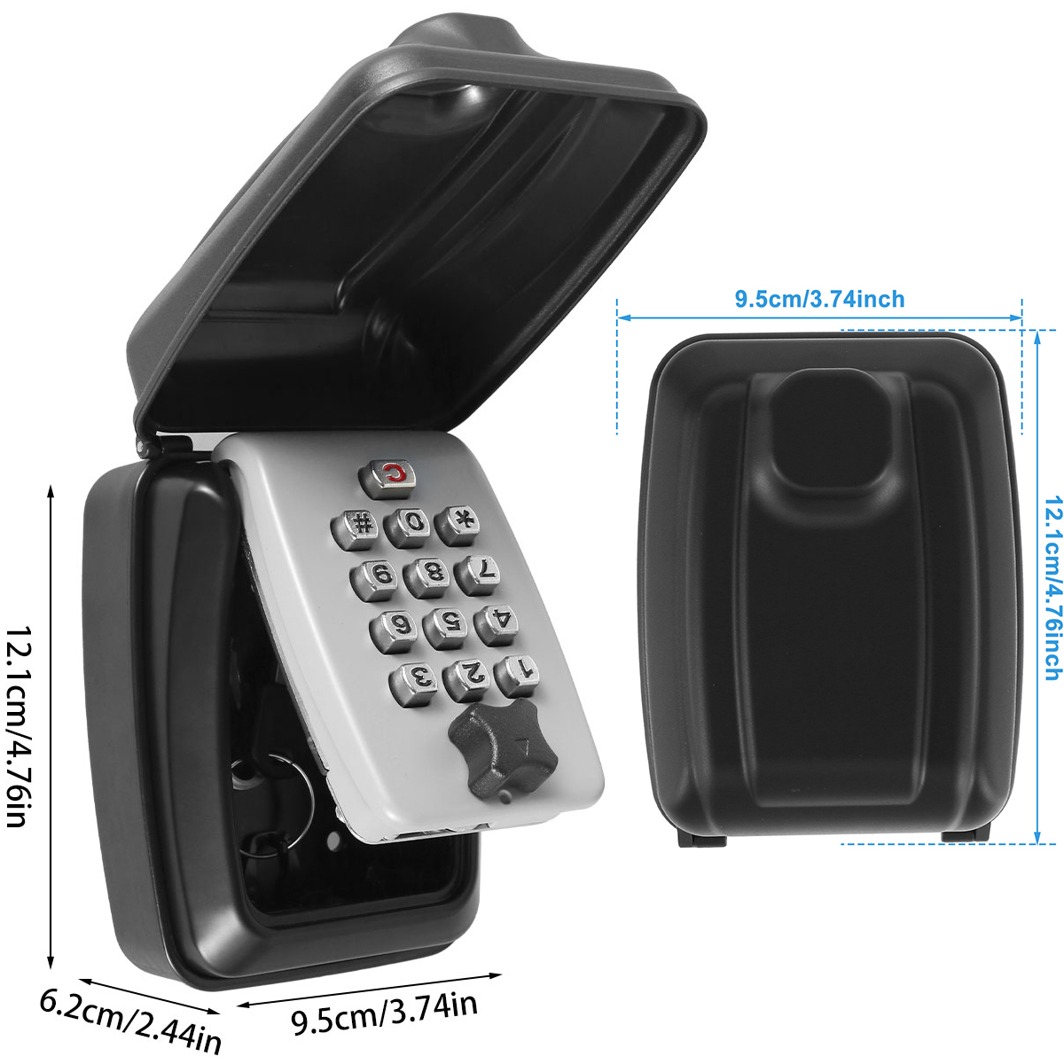 Key Lock Box Wall-Mount Secret - مراجعة Lockbox Key Secure وسعره