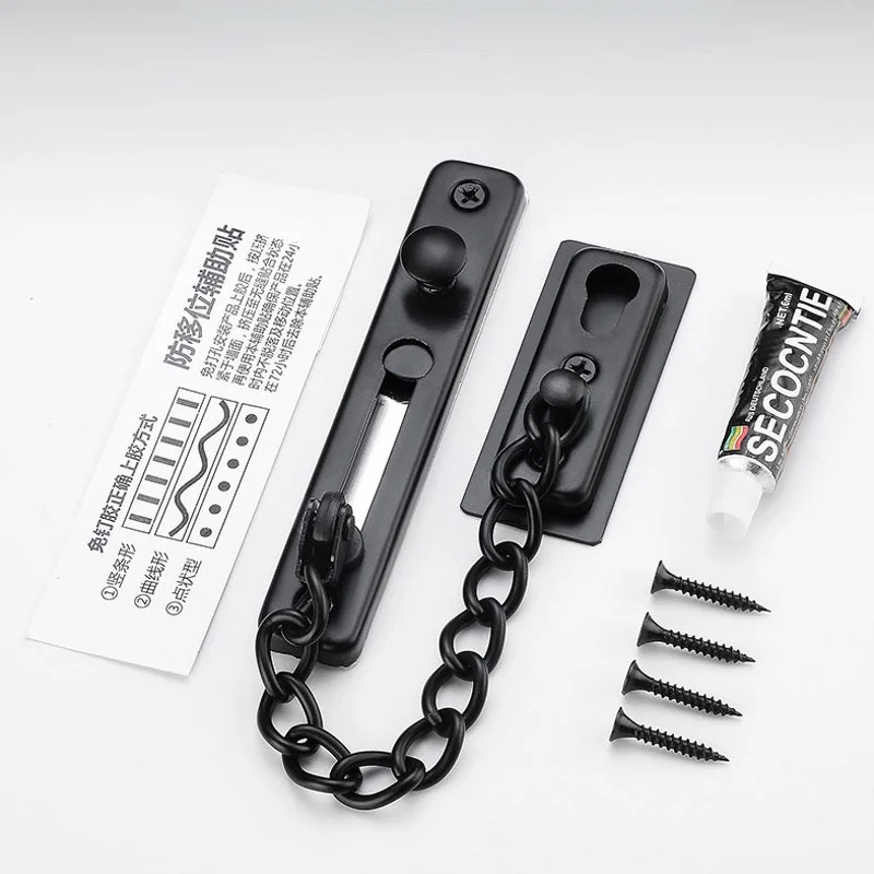 Multi-Color Stainless Steel An - مراجعة Security Chain Door وسعره