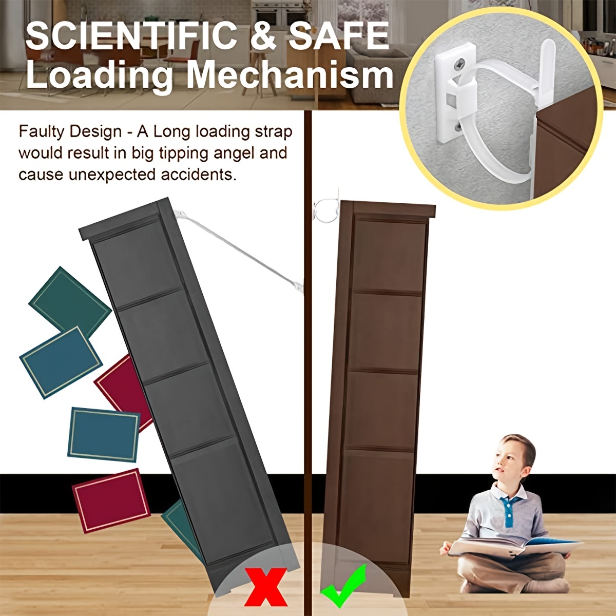 Furniture Anchors Upgraded Fur - مراجعة Earthquake Anchor Strap وسعره