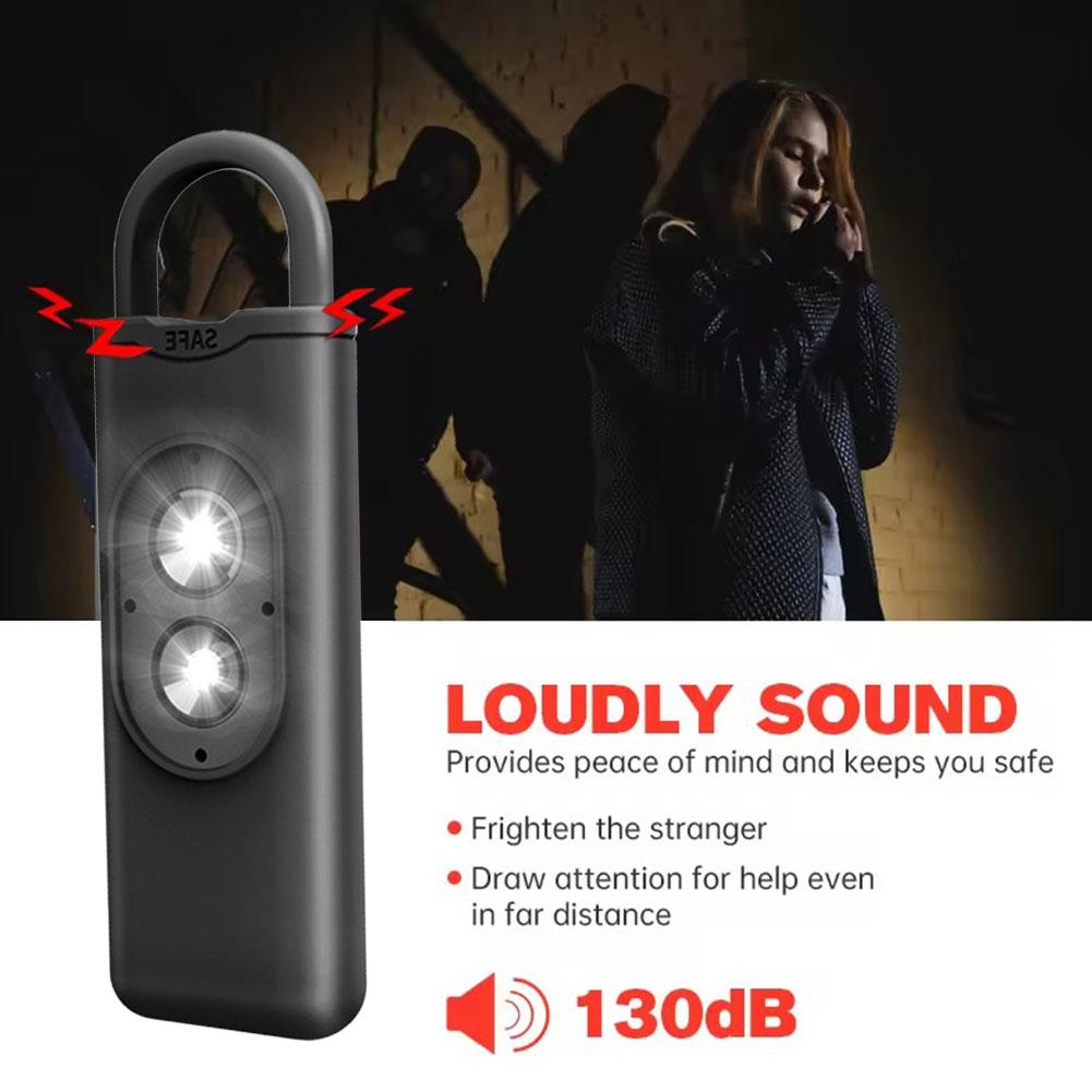 1pcs Self Defense Personal Ala - مراجعة Personal Alarm Keychain وسعره