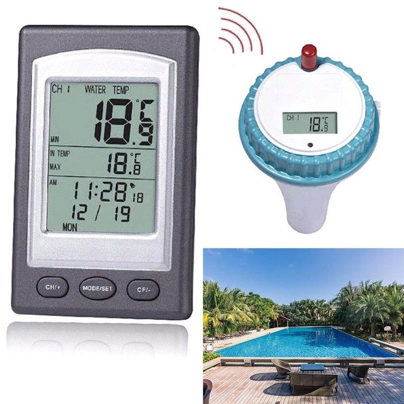Digtal Swimming Pool Thermomet - مراجعة Pool Alarm Float وسعره