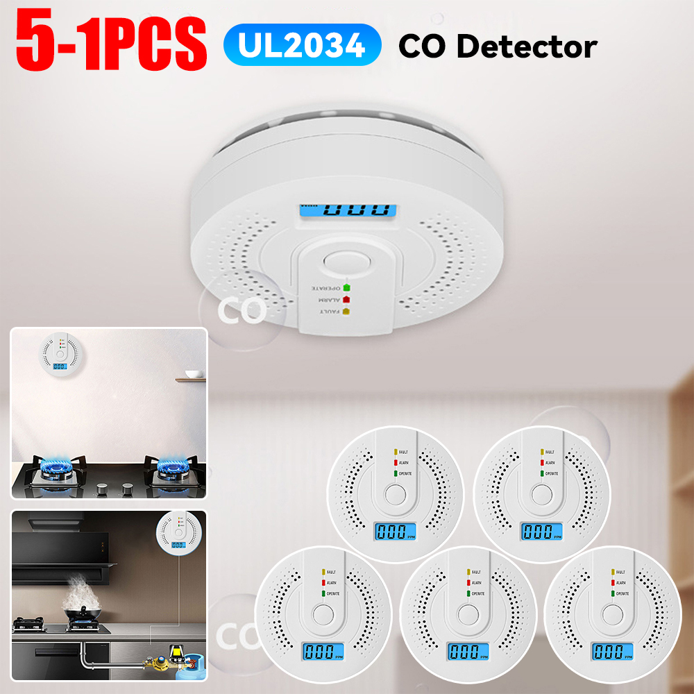 Digital Carbon Monoxide Detect - مراجعة Smoke Detector Interconnected وسعره