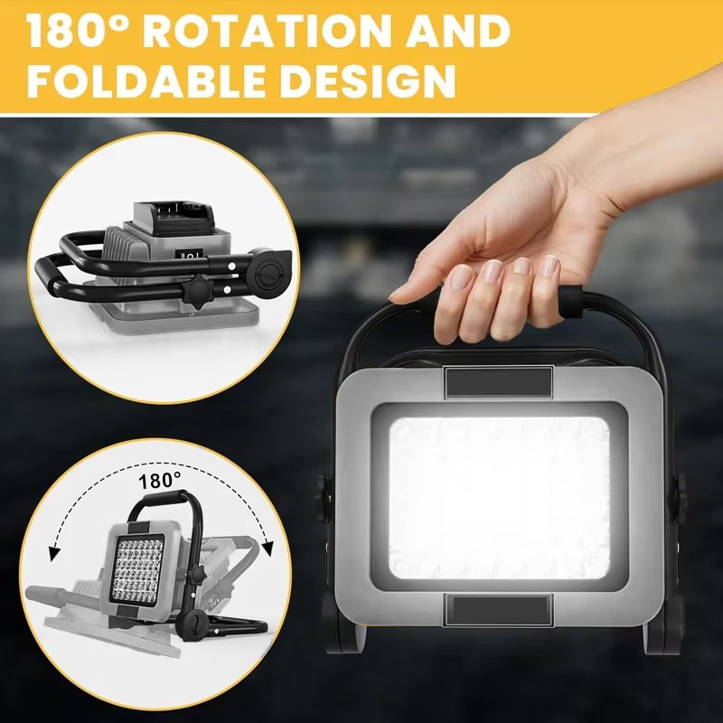 50W 10000LM Work Light For Dew - مراجعة Power Outage Light وسعره