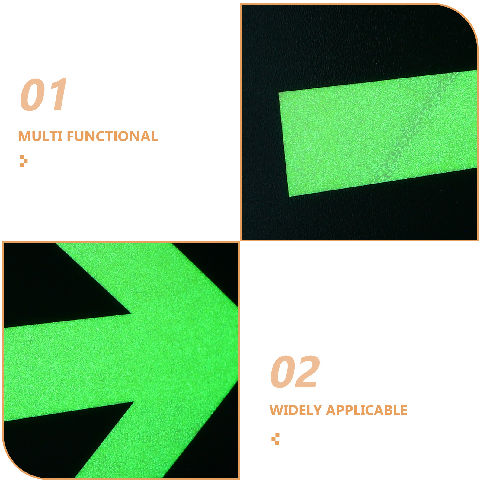 8Pcs Glow in Exit Arrow Sticke - مراجعة Emergency Exit Sign وسعره