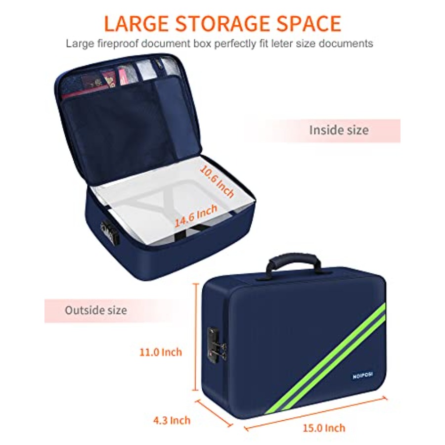Important Document Organizer W - مراجعة Fire Safe Document وسعره