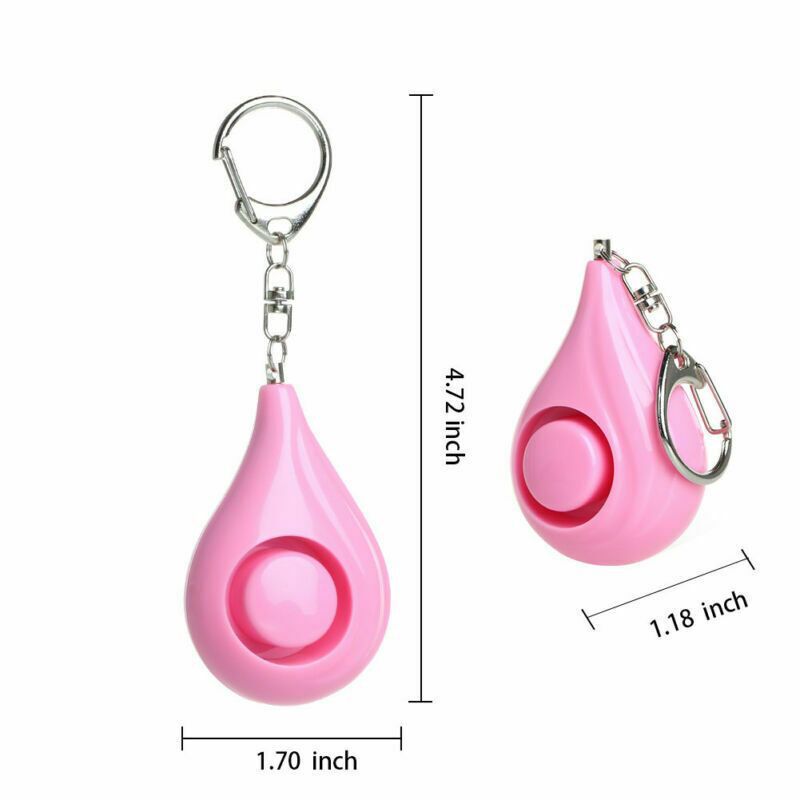 Water Drop Type Women's Anti-r - مراجعة Personal Alarm Keychain وسعره