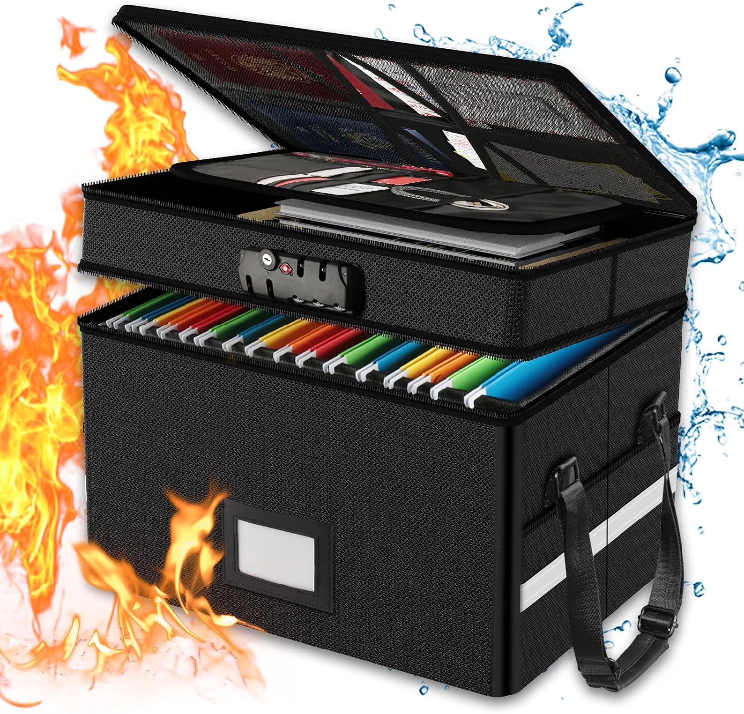 Fireproof Document Box with Lo - مراجعة Fire Safe Document وسعره
