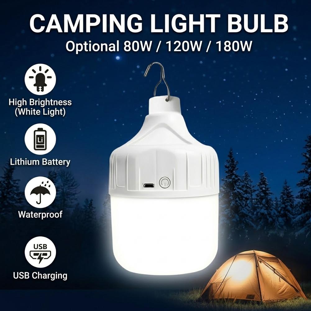 LED Emergency Bulb USB Recharg - مراجعة Power Outage Light وسعره