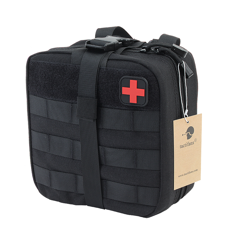 TACTIFANS First Aid Pouch Patc - مراجعة First Aid Bag Kit وسعره