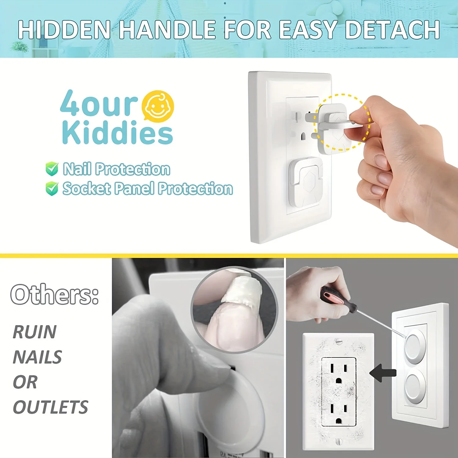 Easy Install Baby Child Electr - مراجعة Outlet Cover Baby وسعره