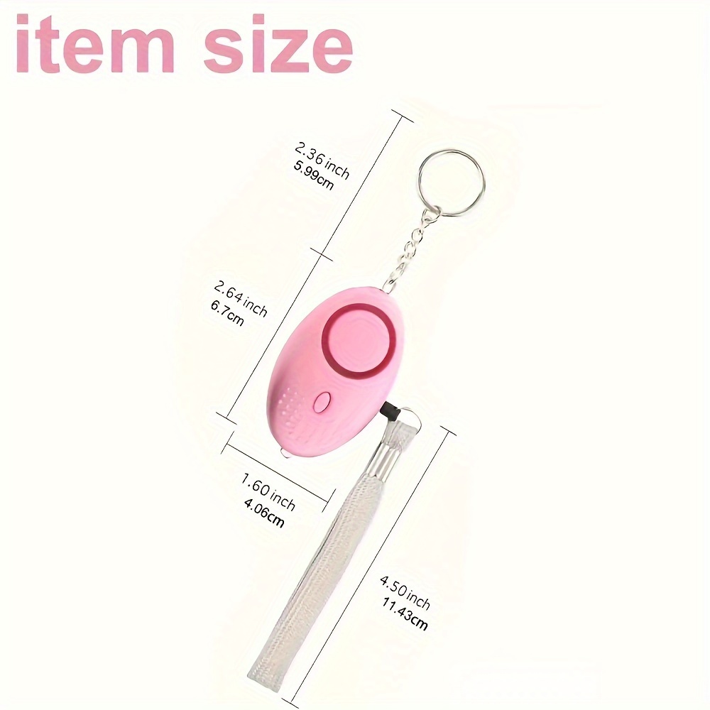 130dB Personal Safety Alarm wi - مراجعة Personal Alarm Keychain وسعره
