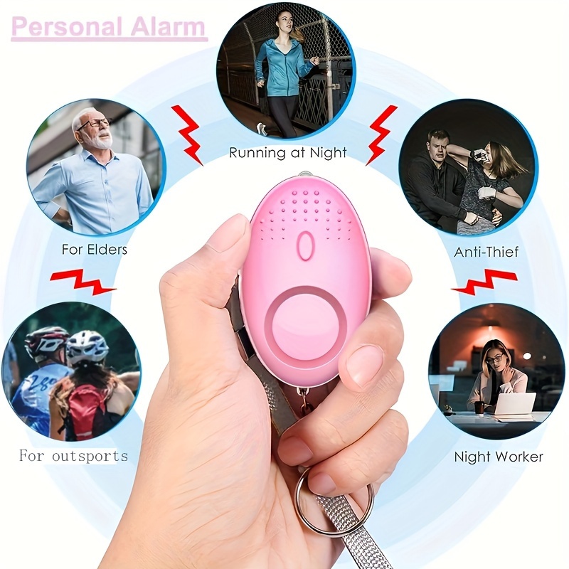 130dB Personal Safety Alarm wi - مراجعة Personal Alarm Keychain وسعره