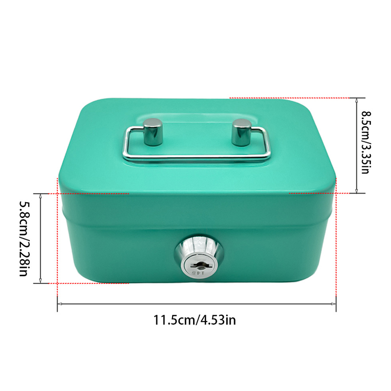 Money Safe Box Lockable Cash B - مراجعة Lockbox Key Secure وسعره