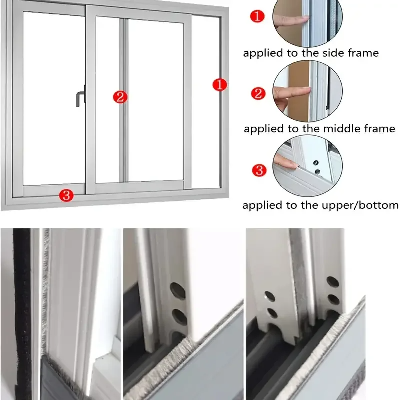 32.8 Feet Windproof Sealing St - مراجعة Window Lock Bar وسعره