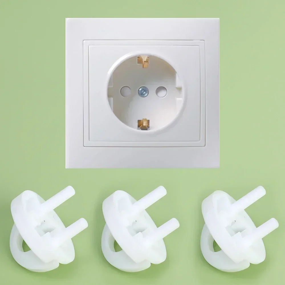 White Electrical Safety Socket - مراجعة Outlet Cover Baby وسعره