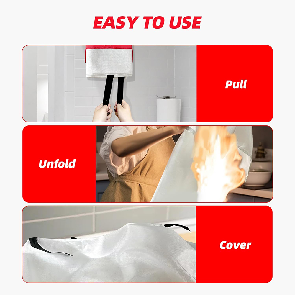 Fire Blanket 2 Pack 2*2m/1.5*1 - مراجعة Fire Blanket Kitchen وسعره