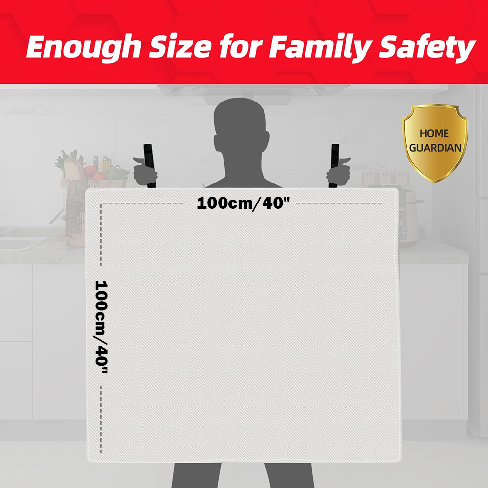 Fire Blanket 2 Pack 2*2m/1.5*1 - مراجعة Fire Blanket Kitchen وسعره