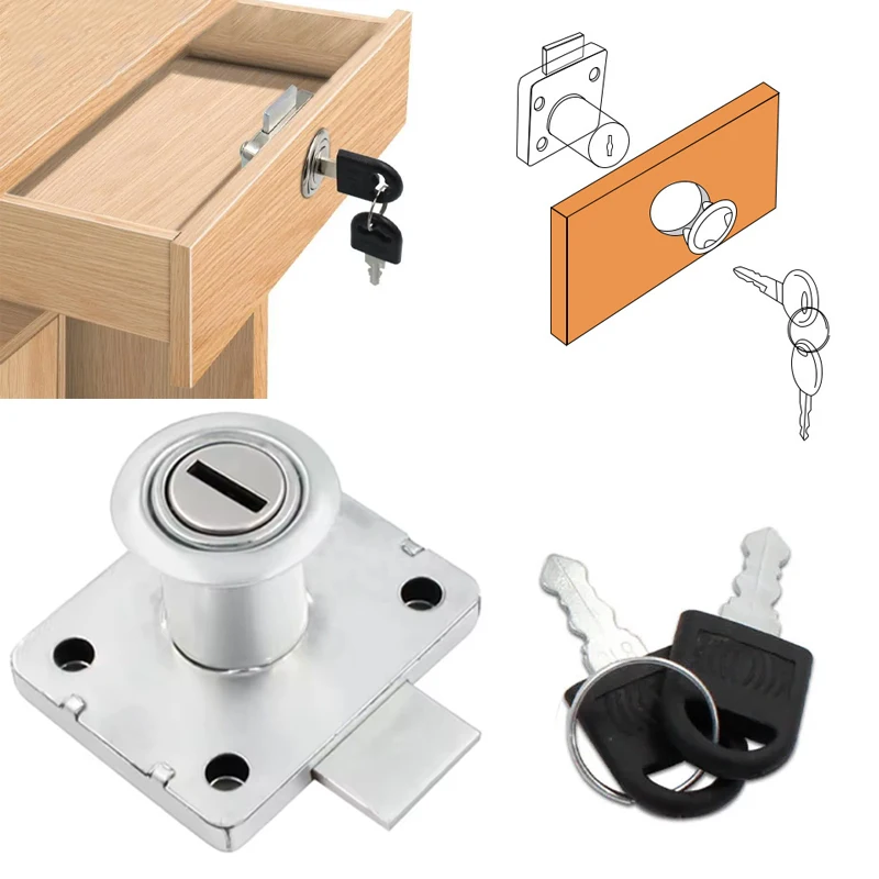 Drawer lock with key, used for - مراجعة Medicine Cabinet Lock وسعره