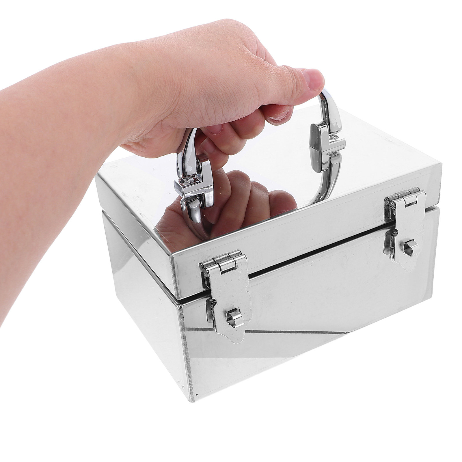 Portable Metal Cash Box Stainl - مراجعة Lockbox Key Secure وسعره