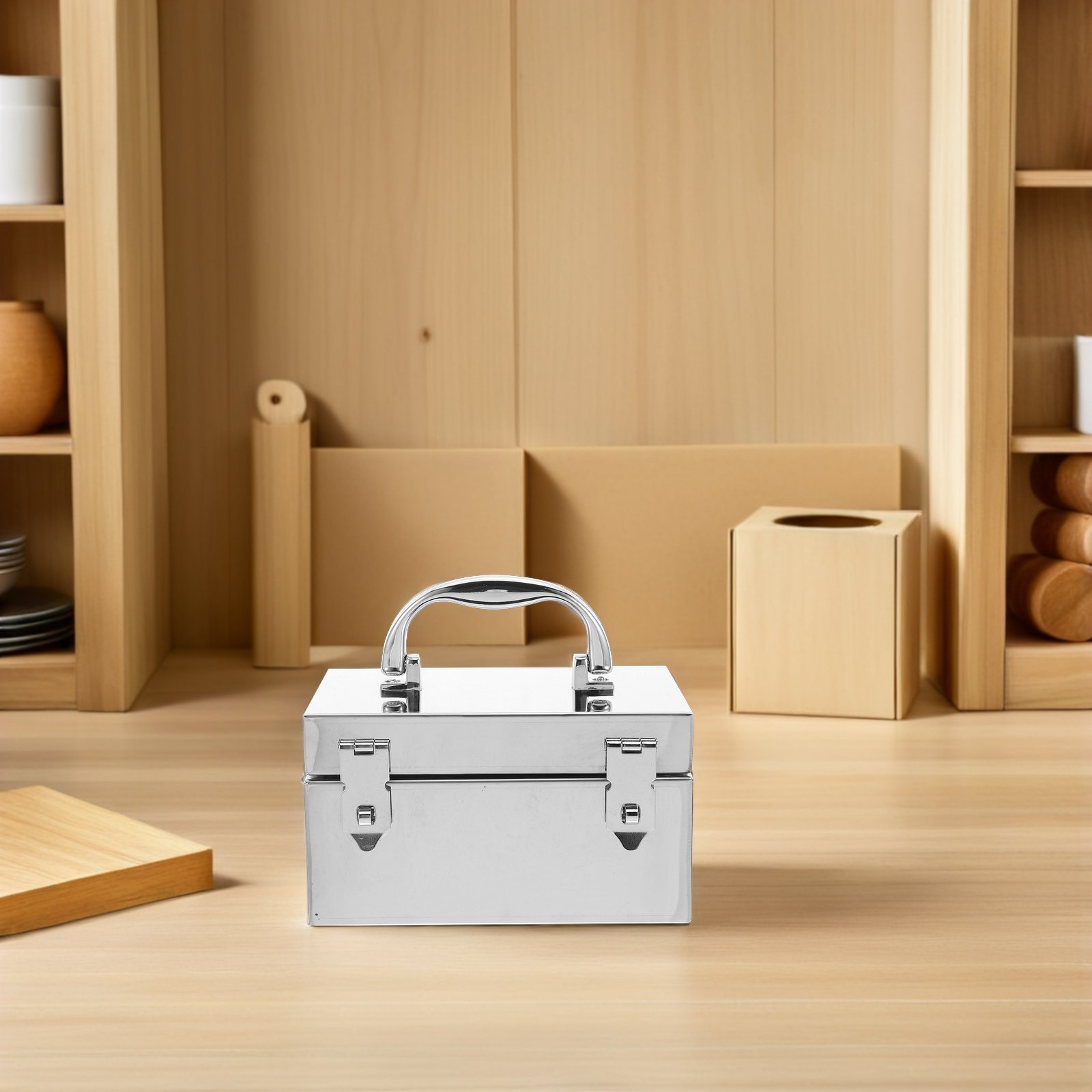 Portable Metal Cash Box Stainl - مراجعة Lockbox Key Secure وسعره