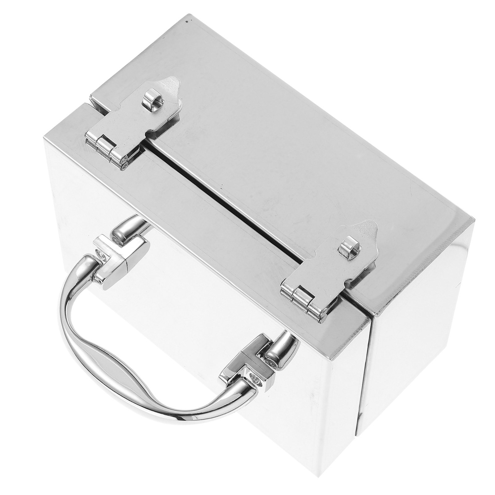 Portable Metal Cash Box Stainl - مراجعة Lockbox Key Secure وسعره