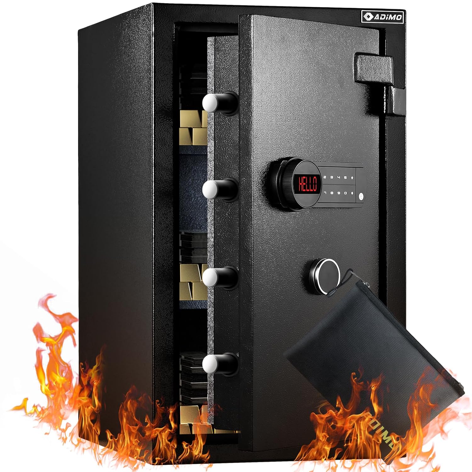 Heavy-Duty Fireproof Safe Box  - مراجعة Fire Safe Document وسعره