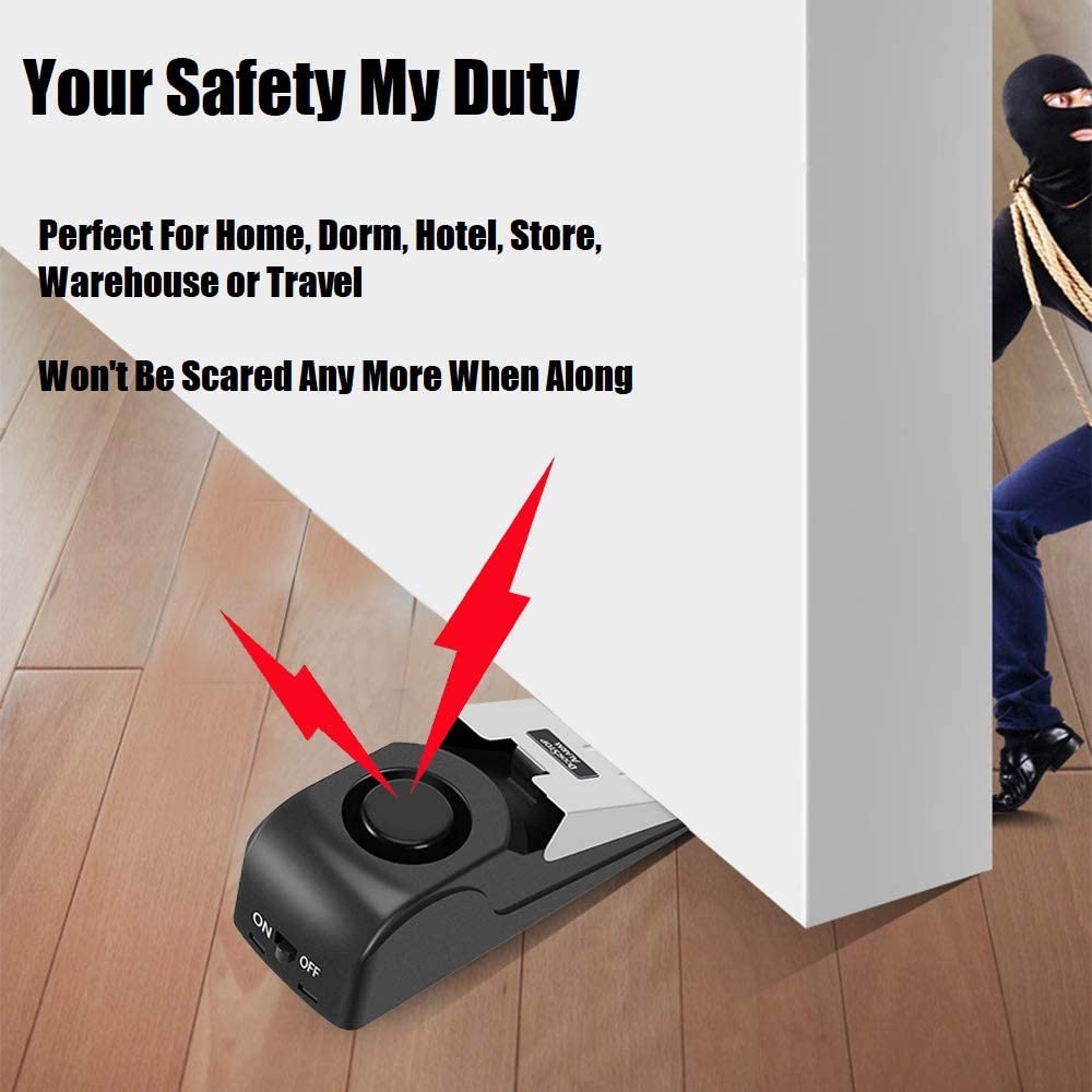 1Pc Door Stopper Alarm Portabl - مراجعة Door Stop Alarm وسعره