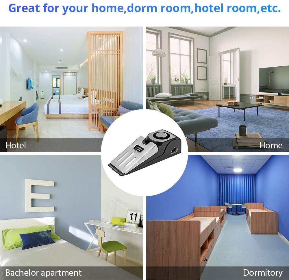 1Pc Door Stopper Alarm Portabl - مراجعة Door Stop Alarm وسعره