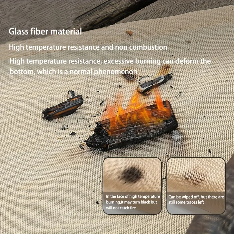 Outdoor Camping Fireproof Clot - مراجعة Fire Blanket Kitchen وسعره