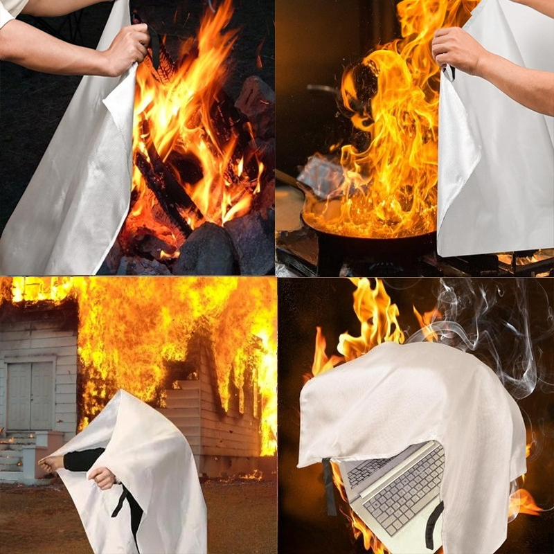 1/1.5/2M Emergency Fire Blanke - مراجعة Fire Blanket Kitchen وسعره