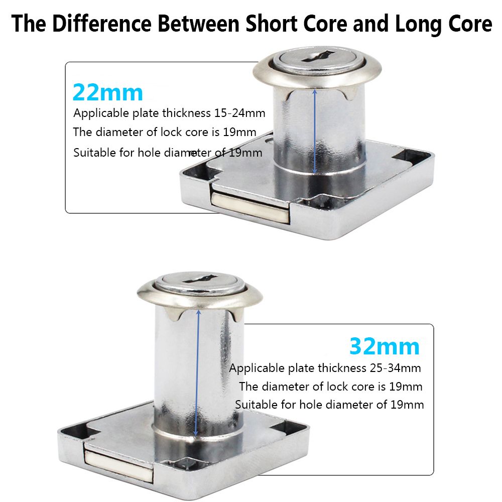 Office Burglarproof Zinc Alloy - مراجعة Medicine Cabinet Lock وسعره