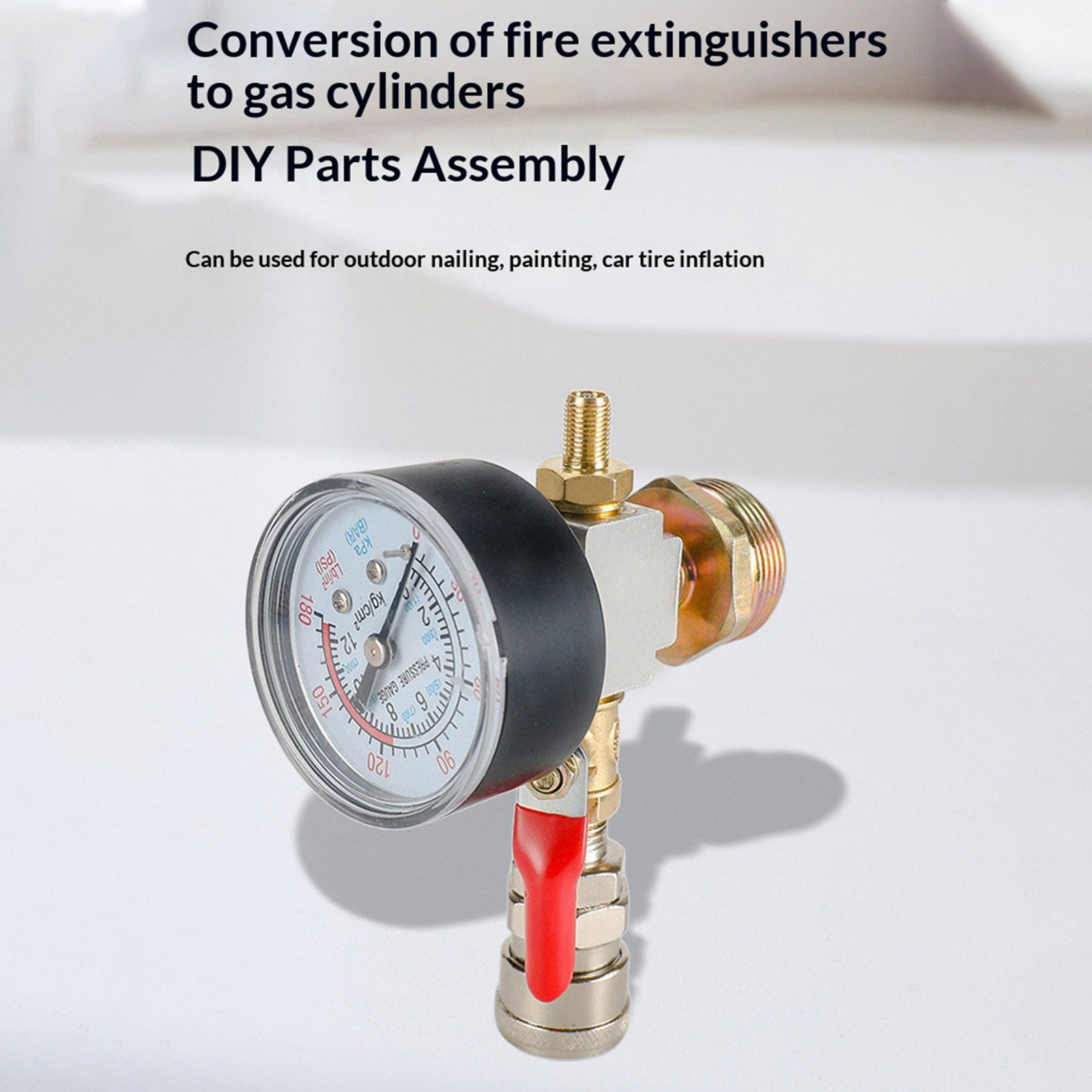 Small Air Tank Pressures Adapt - مراجعة Fire Extinguisher Small وسعره