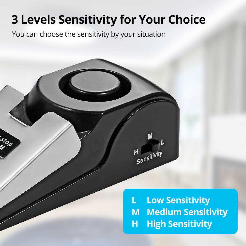 2pcs Door Stop Alarm for Home  - مراجعة Door Stop Alarm وسعره