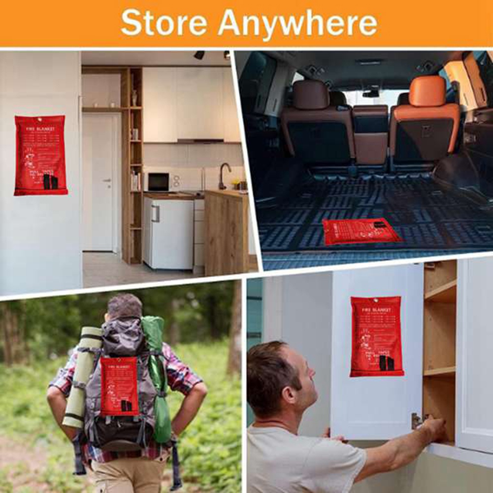A40Z-Emergency Fire Blanket, F - مراجعة Fire Blanket Kitchen وسعره