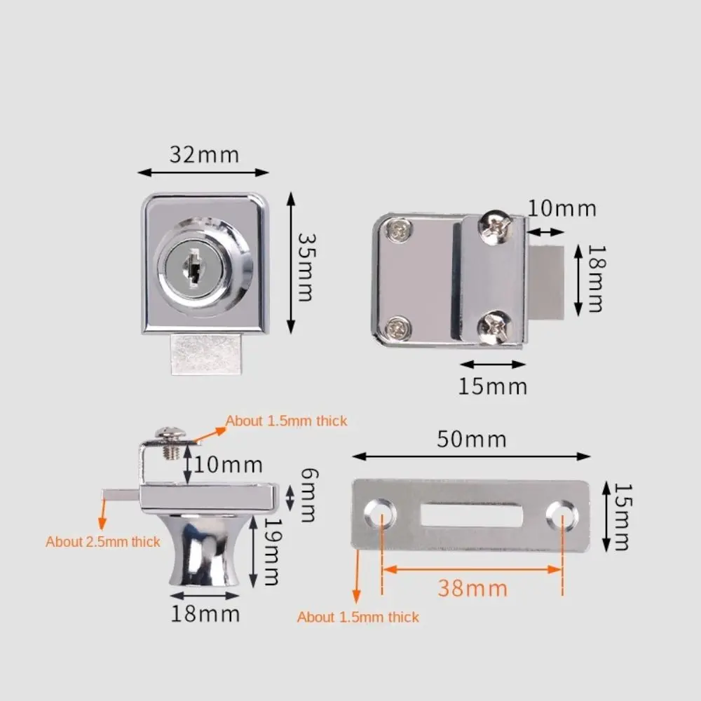 Metal Single Double Swinging G - مراجعة Medicine Cabinet Lock وسعره