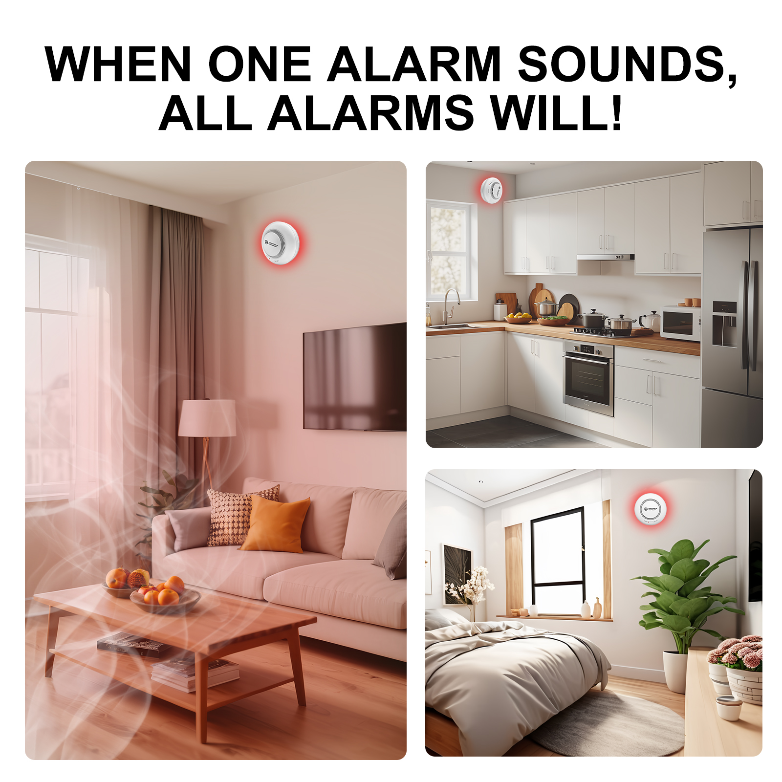DFA Smoke Detector Fire Wirele - مراجعة Smoke Detector Interconnected وسعره