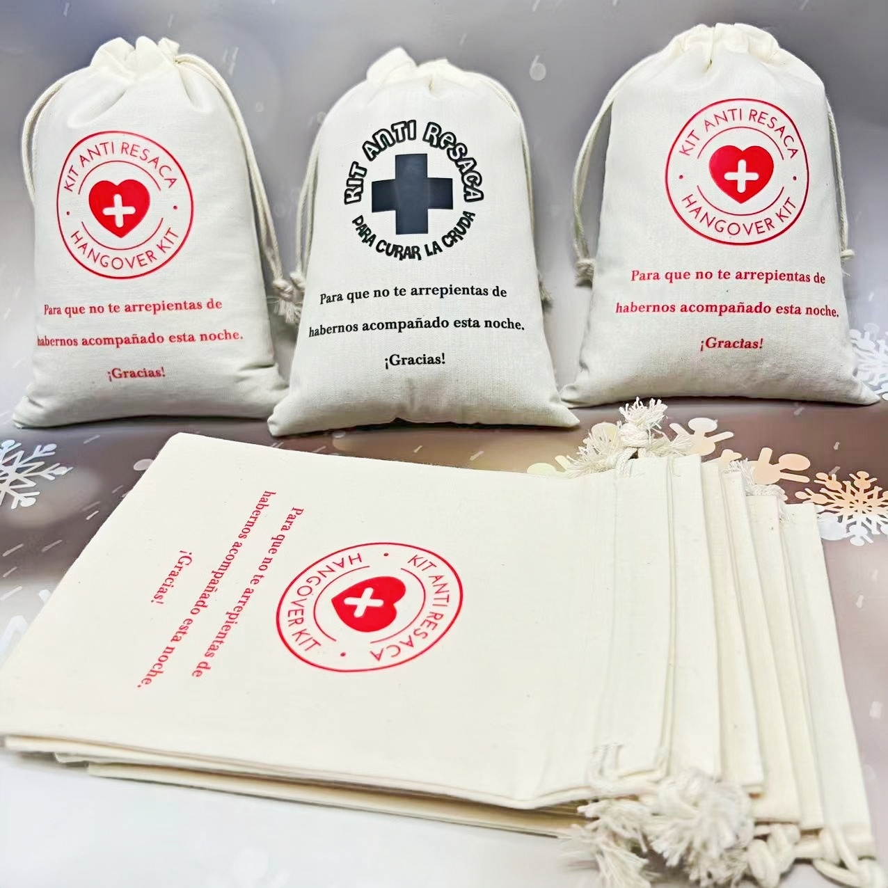 5PCS Spanish Hangover First Ai - مراجعة First Aid Bag Kit وسعره