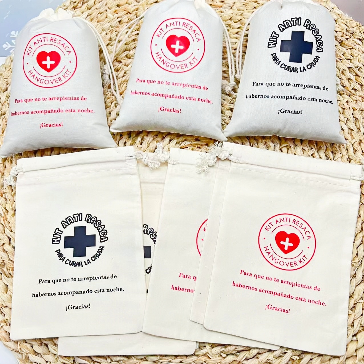 5PCS Spanish Hangover First Ai - مراجعة First Aid Bag Kit وسعره