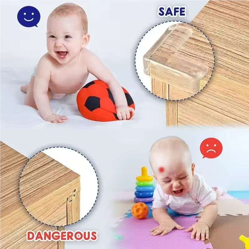 Baby Safety Silicone Table Cor - مراجعة Outlet Cover Baby وسعره