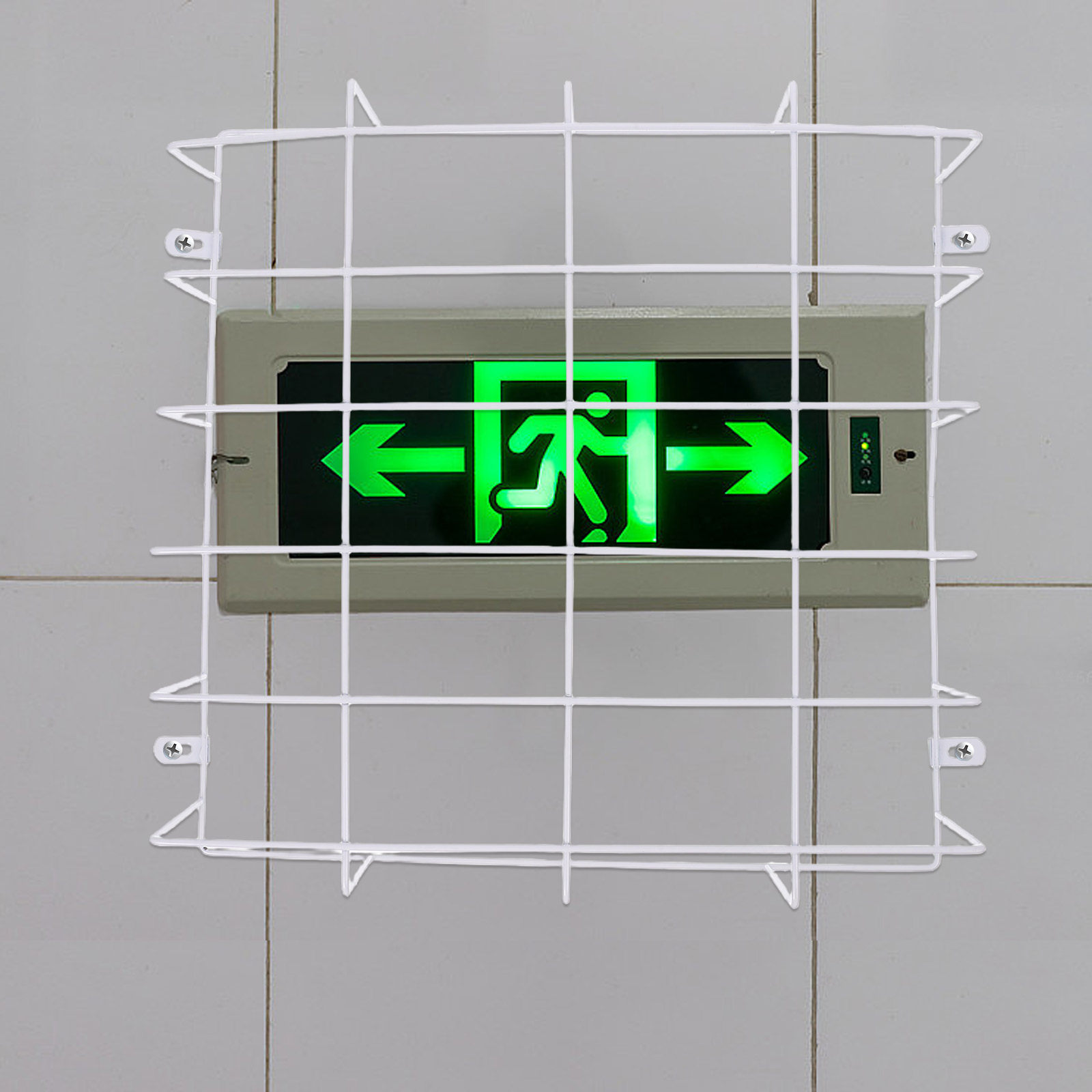Emergency Light Protective Cag - مراجعة Emergency Exit Sign وسعره