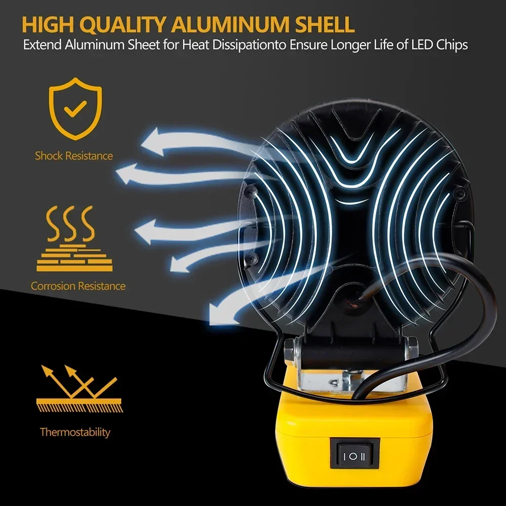 33 LED Working Lights Flashlig - مراجعة Power Outage Light وسعره