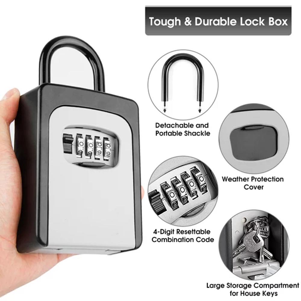 Wall-Mounted Key Storage Box P - مراجعة Lockbox Key Secure وسعره