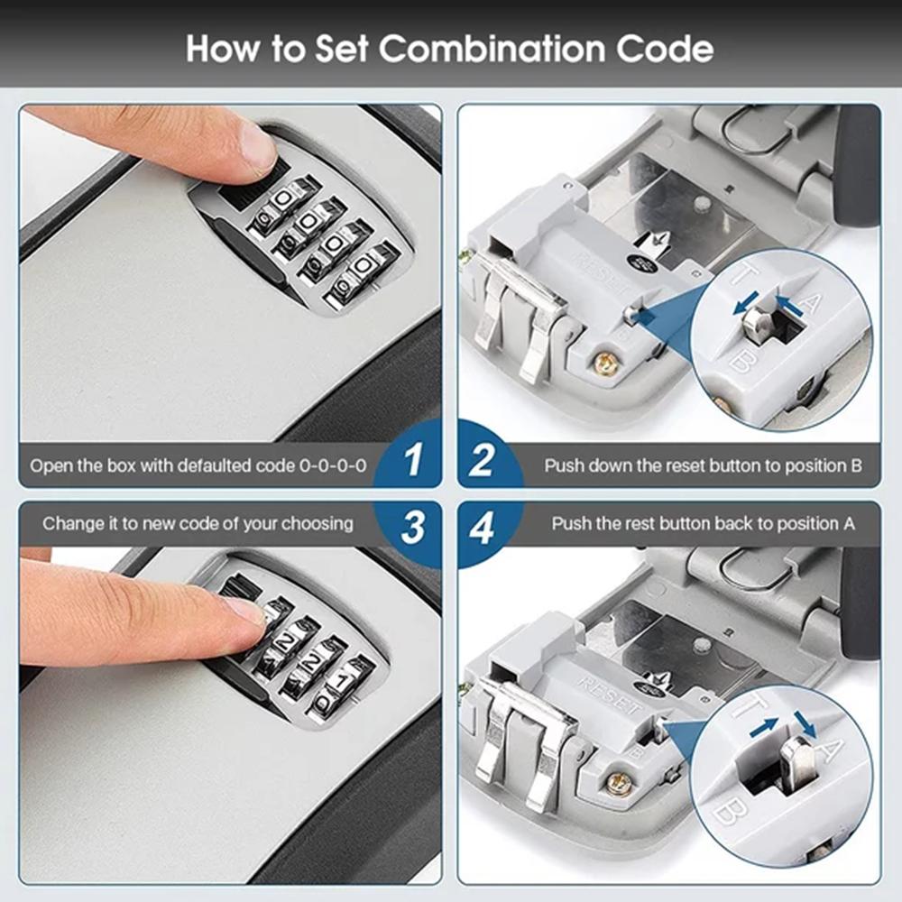 Wall-Mounted Key Storage Box P - مراجعة Lockbox Key Secure وسعره