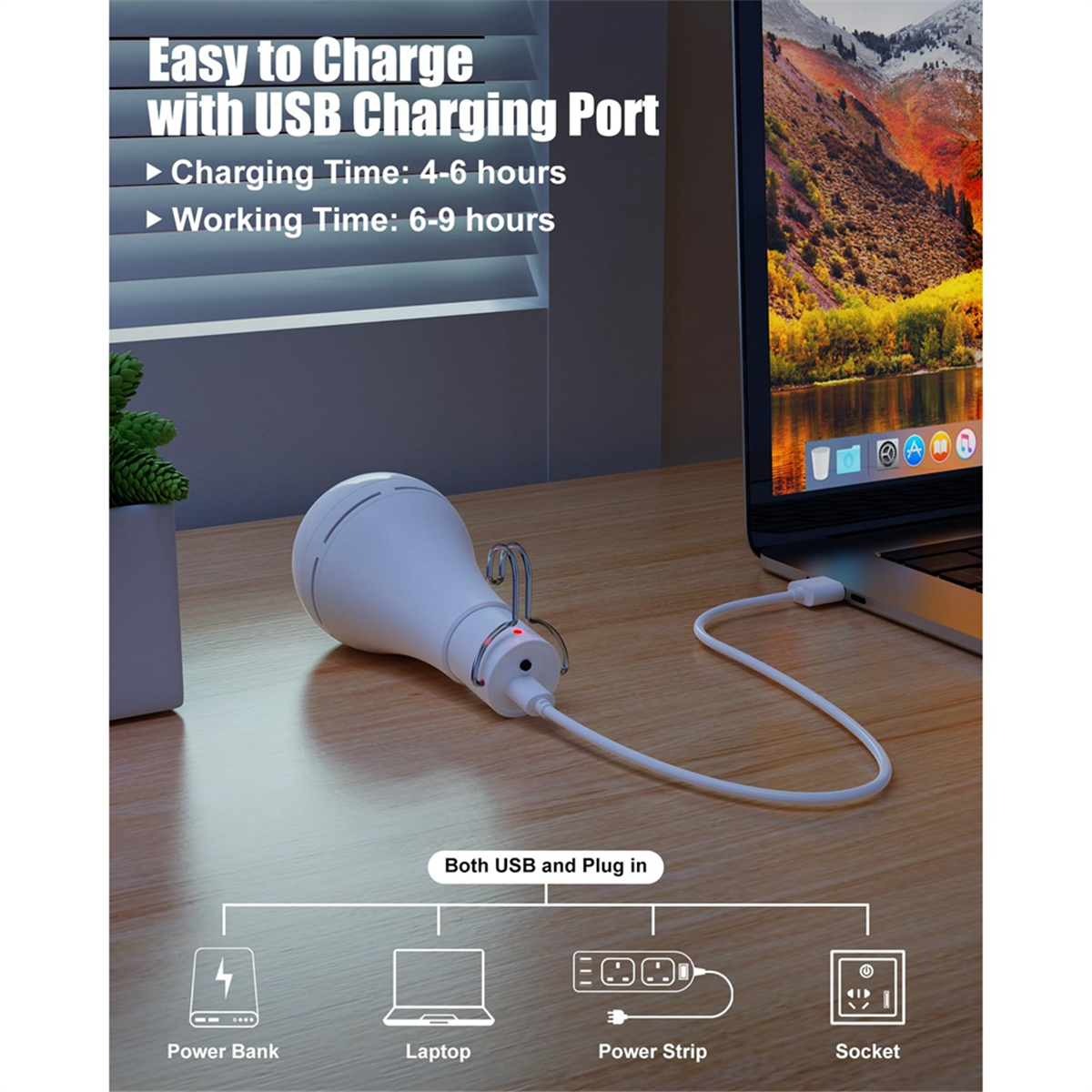 ONCE USB Rechargeable Light Bu - مراجعة Power Outage Light وسعره